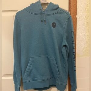 CARHARTT, womens hoodie. Blue, M.